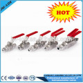 Stainless steel double seat ball valve